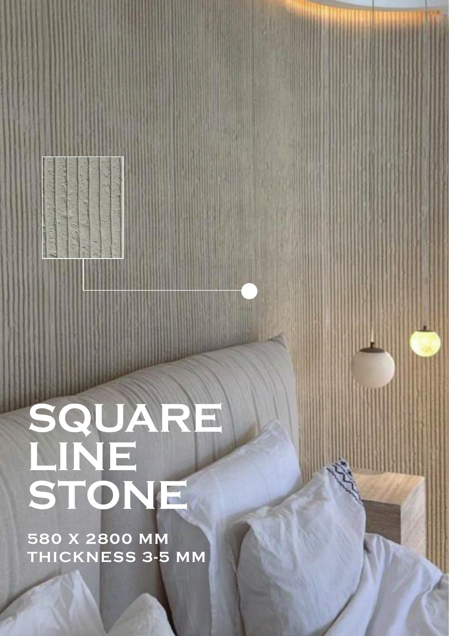 Square Line Stone