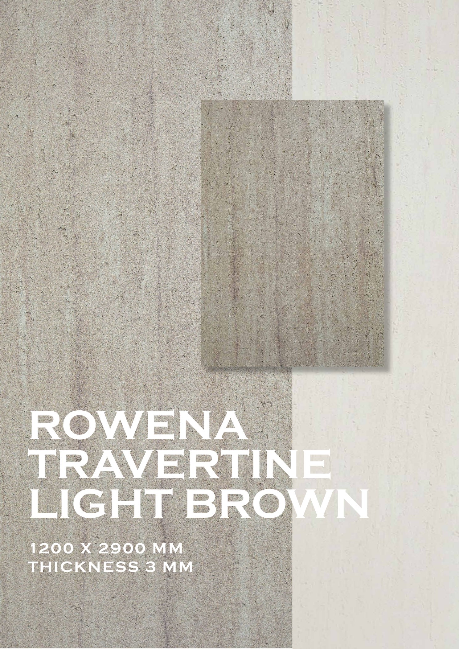 Rowena Travertine — Light Brown